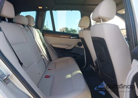 2013 BMW X3 xDrive28I из США, поврежденный, VIN 5UXWX9C59D0A22183